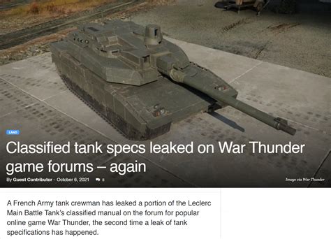 war thunder military leaks|For the 13th time, sensitive military info leaked on War Thunder